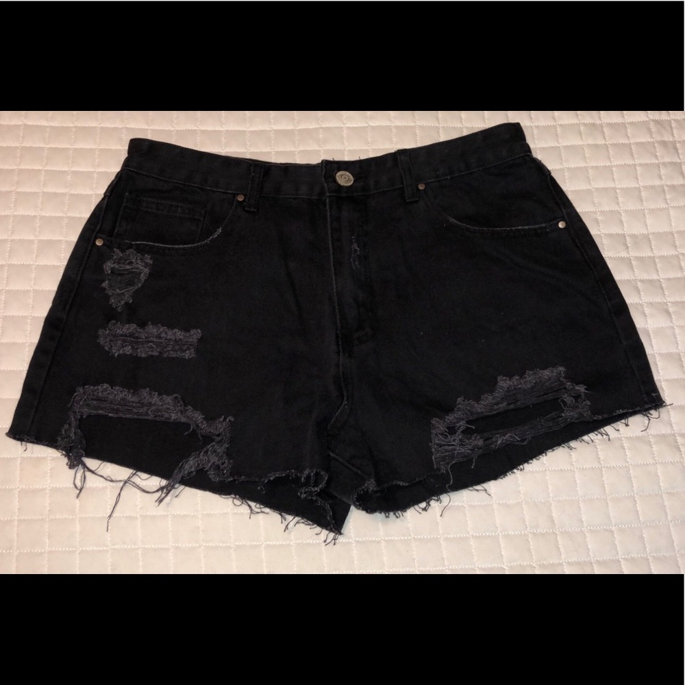 Black shorts